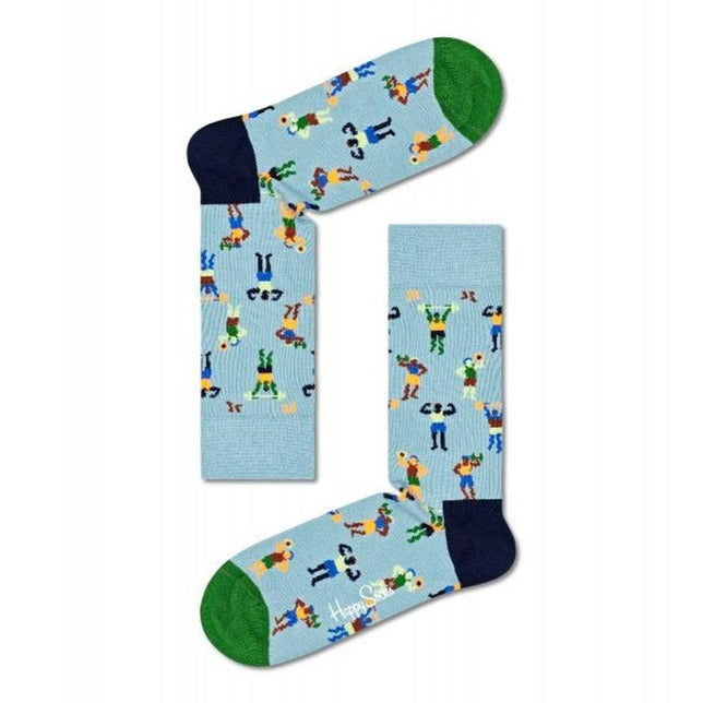Happy Socks Dames &amp; Heren Fantasie Sokken Workout Sock WOR01 - Jambelles
