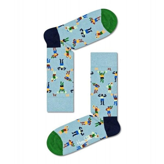 Happy Socks Dames &amp; Heren Fantasie Sokken Workout Sock WOR01 - Jambelles