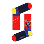 Happy Socks Dames &amp; Heren Fantasie Sokken World's Strongest Dad Sock WSD01 - Jambelles