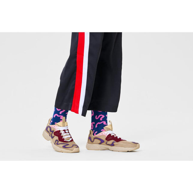 Happy Socks Dames &amp; Heren Fantasie Sokken Worm Sock P000063 - Jambelles