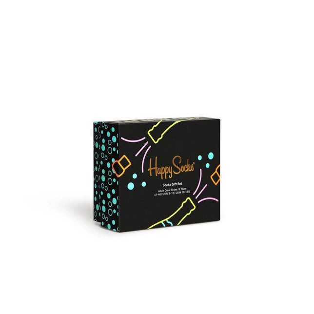 Happy Socks Dames &amp; Heren Fantasie Sokken You Did It Socks Gift Set 2P XYDI02 - Jambelles
