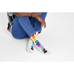 Happy Socks Dames Panty Pride Dot Sok PTD01 - Jambelles