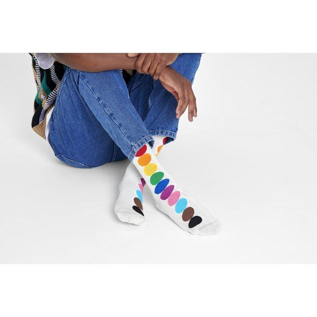 Happy Socks Dames Panty Pride Dot Sok PTD01 - Jambelles