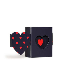 Happy Socks Dames Stay-up Kousen 1-Pack Heart Socks Gift Set P000867 - Jambelles