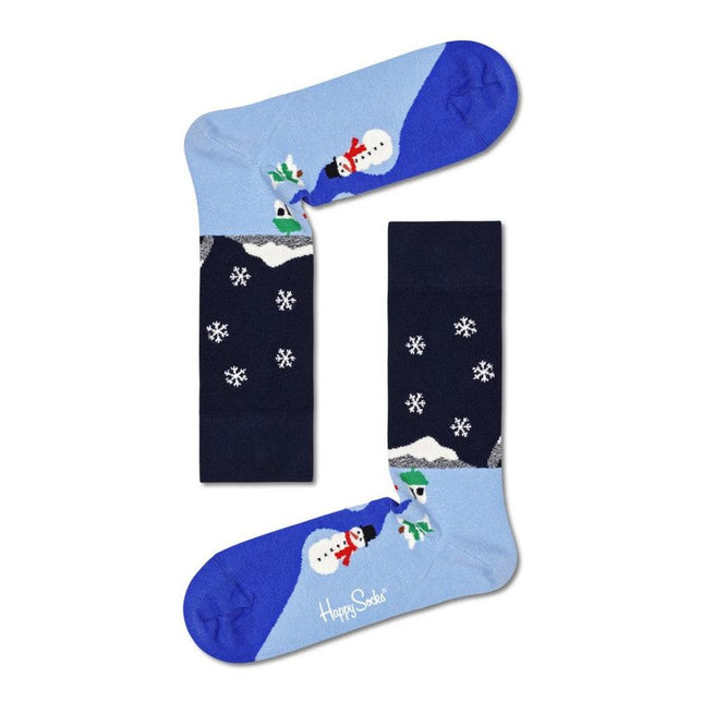 Happy Socks Kinder Sokken 3-Pack Snowman Socks Gift Set 3P XSNO08 - Jambelles