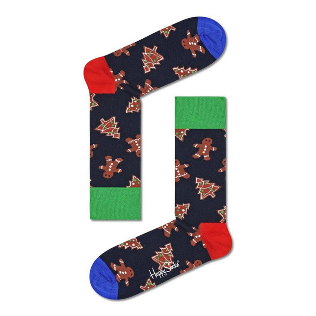 Happy Socks Kinder Sokken 4-Pack Gingerbread Cookies 4P XGCO09 - Jambelles