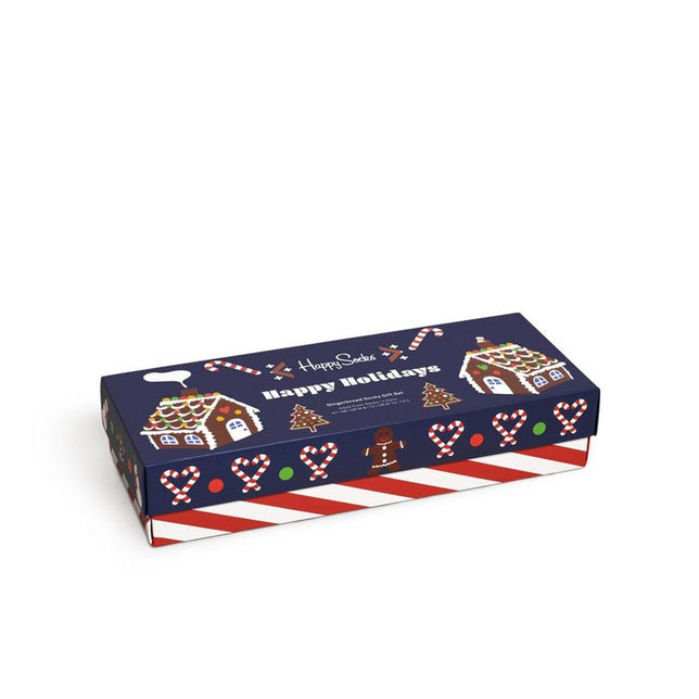 Happy Socks Kinder Sokken 4-Pack Gingerbread Cookies 4P XGCO09 - Jambelles