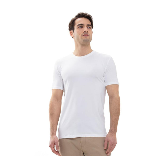 Heren Shirt/Hemd Hybride T-shirt Mey Basics 30037 - Jambelles