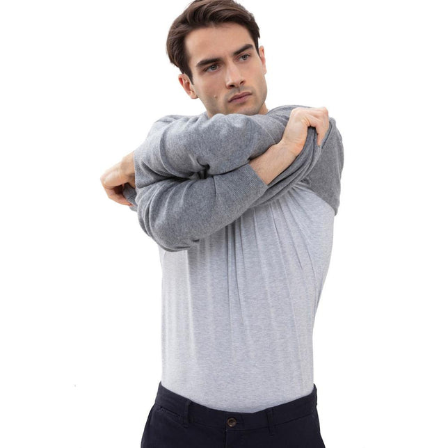 Heren Shirt/Hemd Hybride T-shirt Mey Basics 30037 - Jambelles