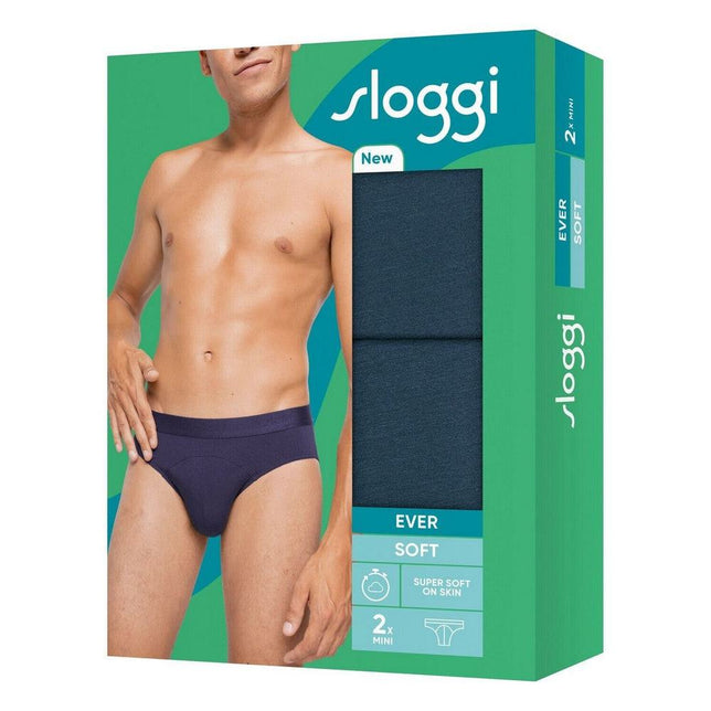 Heren Slip sloggi men EVER Soft Brief 2P 10209434 - Jambelles