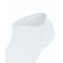 Grijze FALKE Cool Kick SN CP 46453 herensokken met lage boord, gestreepte gripzones en neongele R-markering - Jambelles