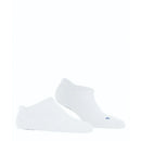 Grijze FALKE Cool Kick SN CP 46453 herensokken met lage boord, gestreepte gripzones en neongele R-markering - Jambelles