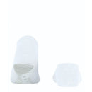 Grijze FALKE Cool Kick SN CP 46453 herensokken met lage boord, gestreepte gripzones en neongele R-markering - Jambelles