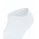 Grijze FALKE Cool Kick SN CP 46453 herensokken met lage boord, gestreepte gripzones en neongele R-markering - Jambelles