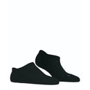 Grijze FALKE Cool Kick SN CP 46453 herensokken met lage boord, gestreepte gripzones en neongele R-markering - Jambelles