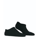 Grijze FALKE Cool Kick SN CP 46453 herensokken met lage boord, gestreepte gripzones en neongele R-markering - Jambelles