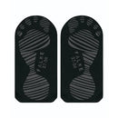 Grijze FALKE Cool Kick SN CP 46453 herensokken met lage boord, gestreepte gripzones en neongele R-markering - Jambelles