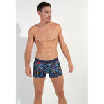 Hom Heren Boxer Briefs Bali 402854 P0RA Navy print - Jambelles
