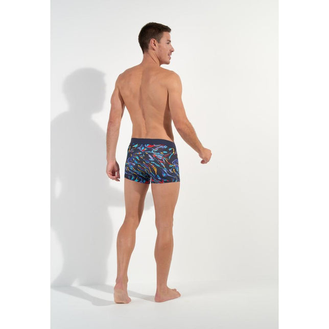 Hom Heren Boxer Briefs Bali 402854 P0RA Navy print - Jambelles