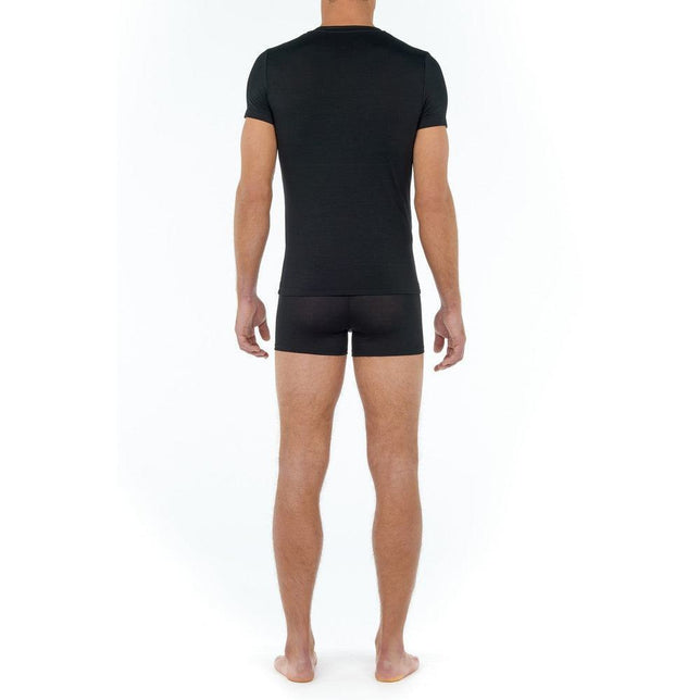 Hom Heren Boxer Tee-Shirt V Neck Tencel Soft 402466 - Jambelles