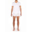 Hom Heren Boxer Tee-Shirt V Neck Tencel Soft 402466 - Jambelles