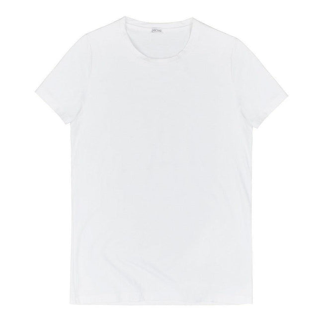 Hom Heren Shirt/Hemd Supreme Cotton Tee-Shirt Crew Neck 401330 - Jambelles