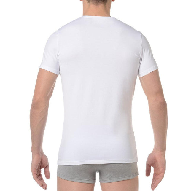 Hom Heren Shirt/Hemd T-shirt V Neck korte mouw 10149789 - Jambelles