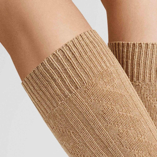 Hudson Dames Kniekousen WINTER PLAIT 120015377 - Jambelles