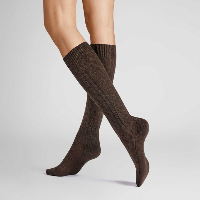 Hudson Dames Kniekousen WINTER PLAIT 120015377 - Jambelles