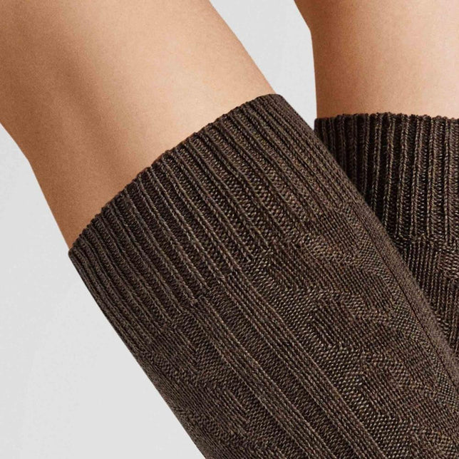 Hudson Dames Kniekousen WINTER PLAIT 120015377 - Jambelles