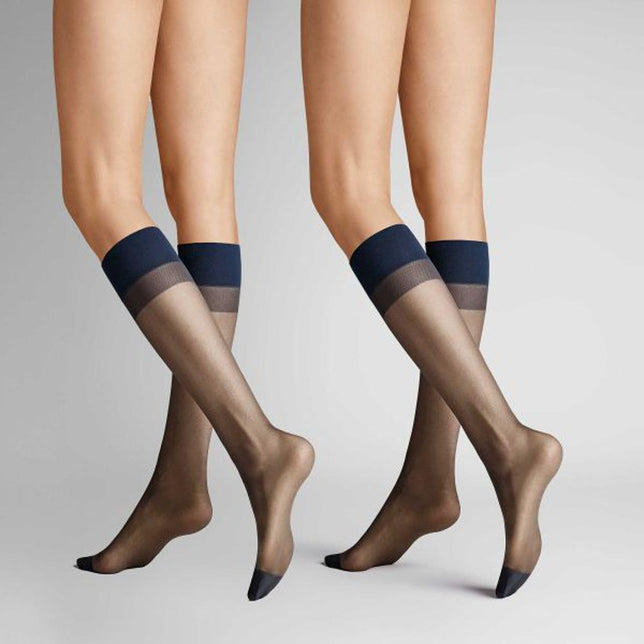 Hudson Dames Panty Kniekousen Simply 20 To Go 2-Pack 120002052 - Jambelles