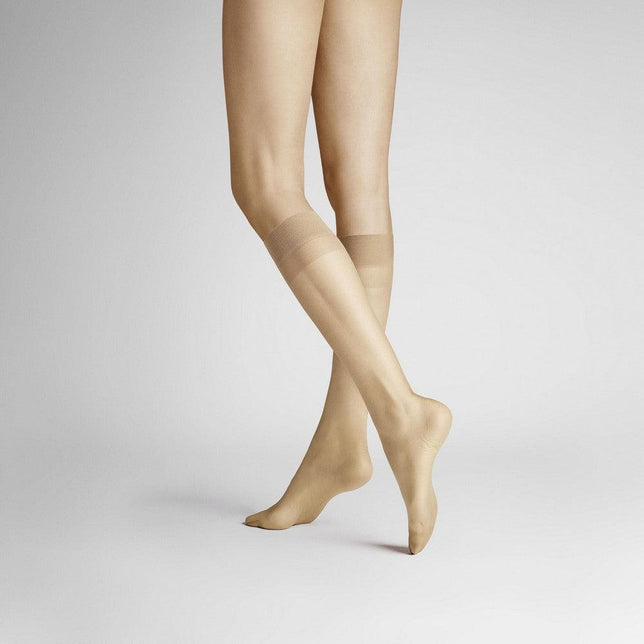 Hudson Dames Panty Kniekousen SIMPLY SHINE 15 2-PACK 120020570 - Jambelles