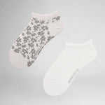 Hudson Dames Sneakersokken Daisy 2-Pack 120000130 - Jambelles