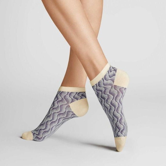 Hudson Dames Sneakersokken Wave 120015286 - Jambelles