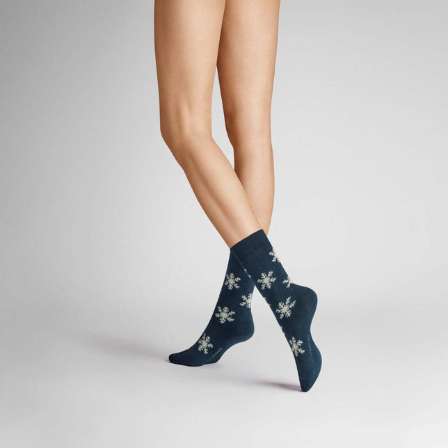 Hudson Dames Sokken SNOWFLAKE 120015274 - Jambelles