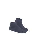 Witte Hudson heren sneakersokken Air Plush met lage pasvorm, geribde enkelboord en subtiel blauw logo bij de teen. - Jambelles