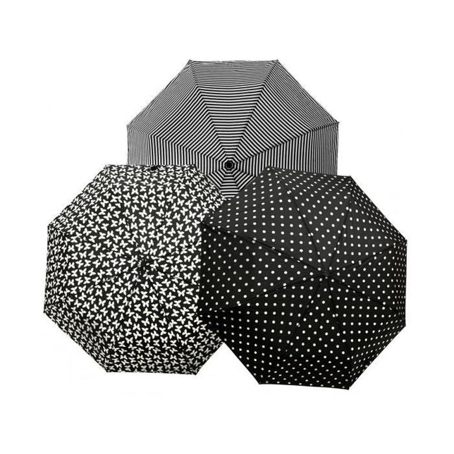 IMPLIVA Accessoires Paraplu Opvouwbare paraplu, dessins assortiment LF-114-ZW - Jambelles
