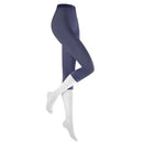 Zwarte Kunert dames capri legging Velvet 40 met hoge taille en effen, aansluitend ontwerp tot halverwege de kuit. - Jambelles
