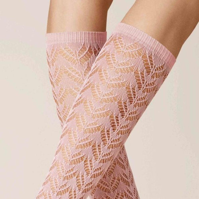 Kunert Dames Kniekousen AJOUR 110237410 - Jambelles