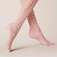 Kunert Dames Kniekousen AJOUR 110237410 - Jambelles