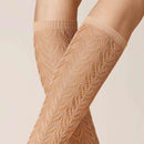 Kunert Dames Kniekousen AJOUR 110237410 - Jambelles