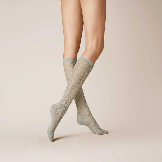 Kunert Dames Kniekousen AJOUR 110237410 - Jambelles