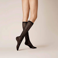 Kunert Dames Kniekousen Diagonal Crochet 110236810 - Jambelles