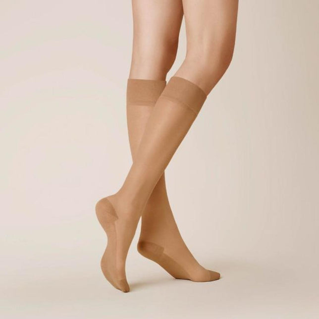 Kunert Dames Kniekousen Kniestrumpf Cotton Sole 110179800 - Jambelles