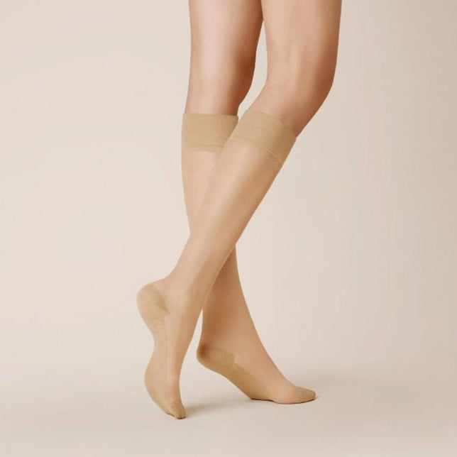 Kunert Dames Kniekousen Kniestrumpf Cotton Sole 110179800 - Jambelles