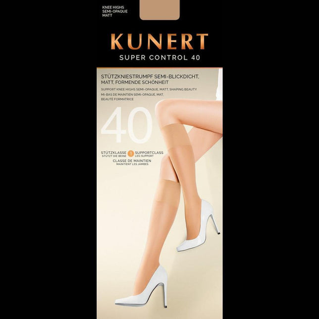 Kunert Dames Kniekousen Super Control 40 Supportclass 1 110184100 - Jambelles