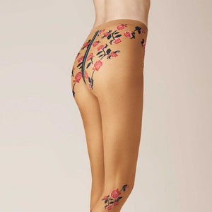 Kunert Dames Panty ELEGANT FLOWER 110500022 - Jambelles