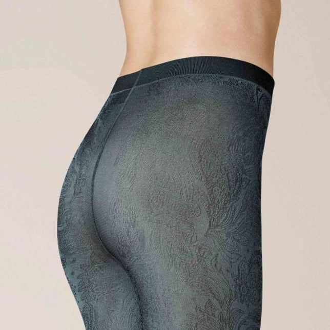 Kunert Dames Panty FLORAL PAISLEY 110376110 - Jambelles