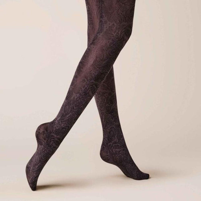 Kunert Dames Panty FLORAL PAISLEY 110376110 - Jambelles