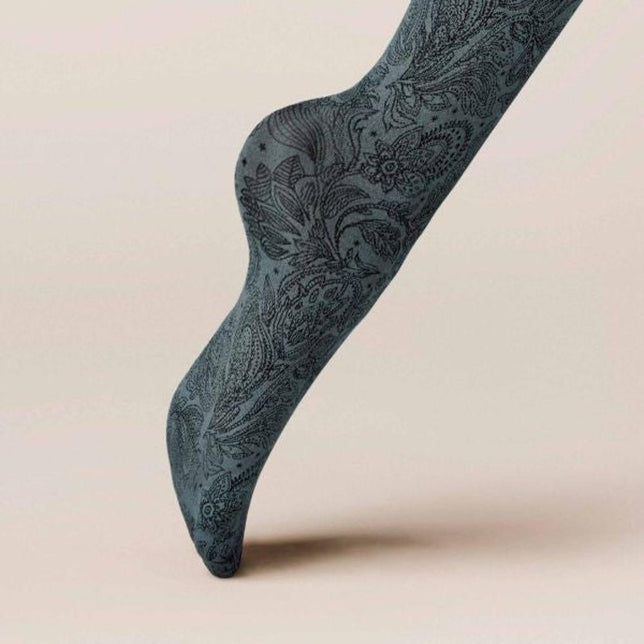 Kunert Dames Panty FLORAL PAISLEY 110376110 - Jambelles